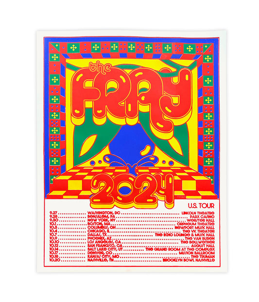 The Fray 2024 Tour Poster